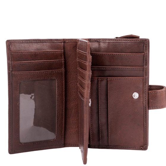 Polo Chobe multi card purse Leather PO59946 brown interior3 png