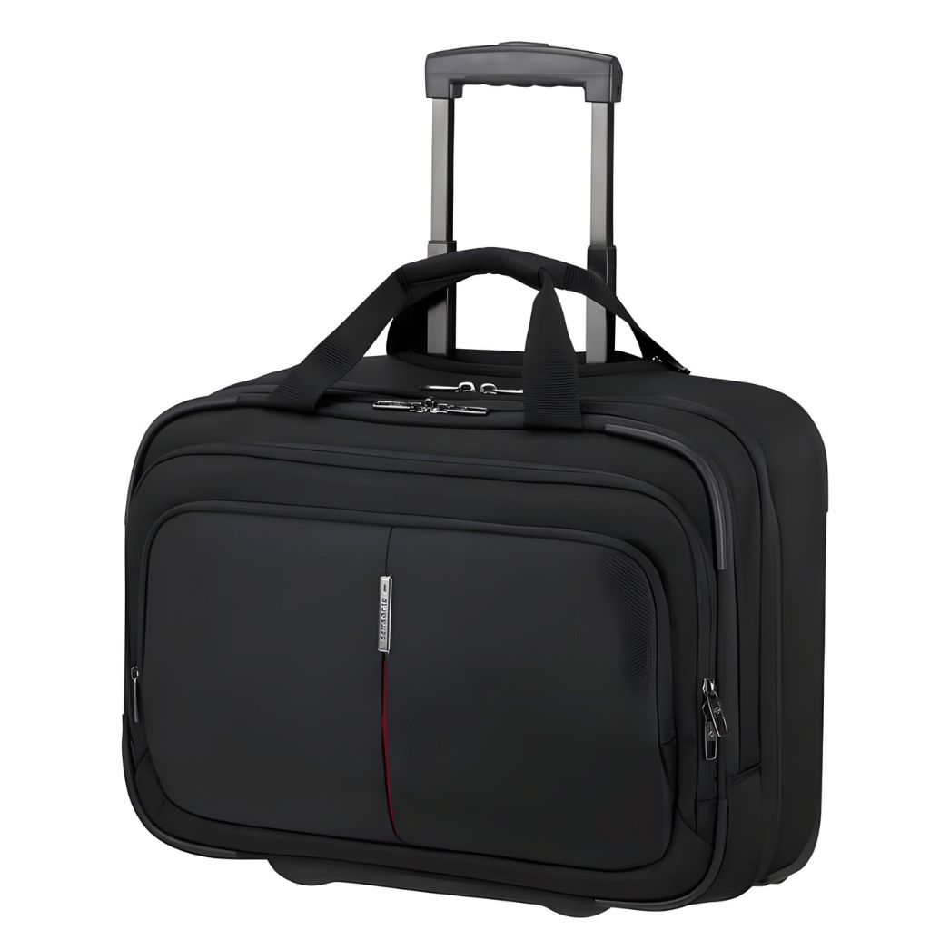 Samsonite Guardit 3 17 inch Rolling Tote Black front3qrtr png
