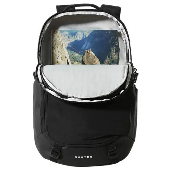 The North Face Router 40l Backpack Black Interior2