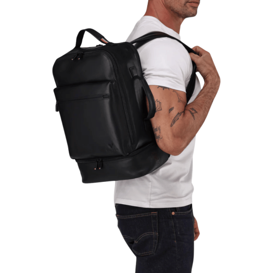 Brando James 3418 Milti compartment laptop backpack black ifestyle png