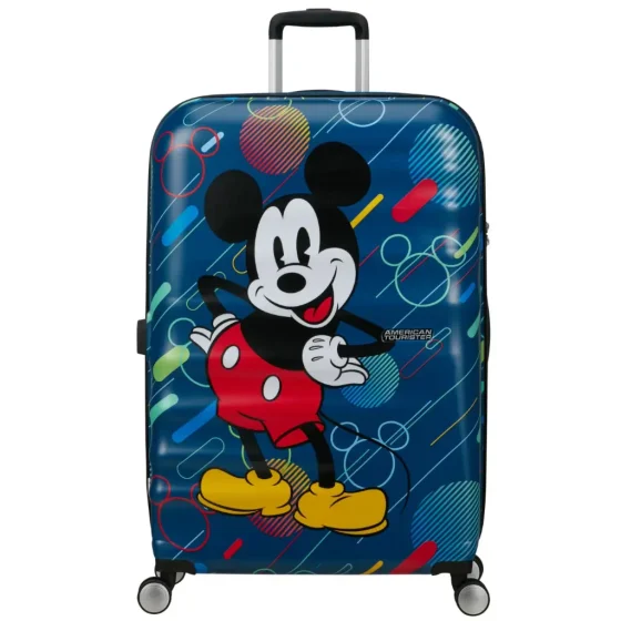 American Tourister NEW Mickey Future Pop 77cm blue front jpg
