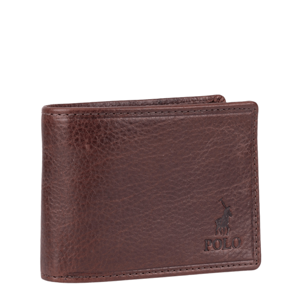 Polo Chobe PO59920 Leather multicard and coin wallet brown front3qrtr png