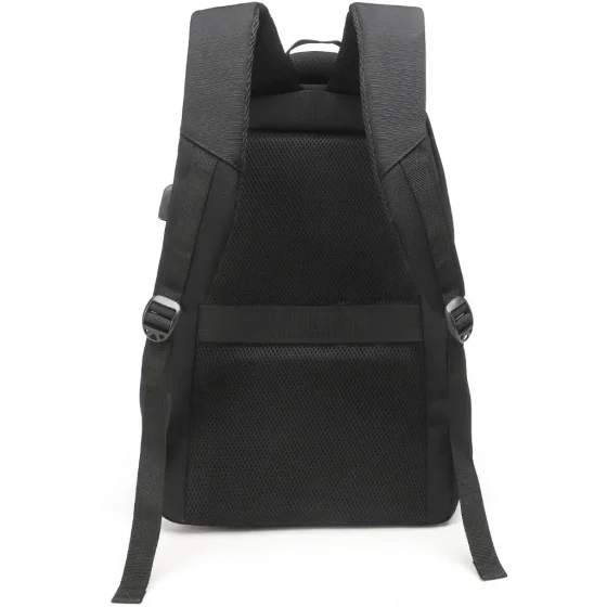 Tosca Biztech 3004 55DEluxe laptop backpack black rear jpg