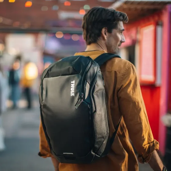 Thule Chasm 2 26L laptop backpack black lifestyle1 jpg